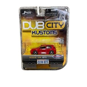 Jada Toys Dub City Kustoms 2002 Golf VW GTI 1:64 Red